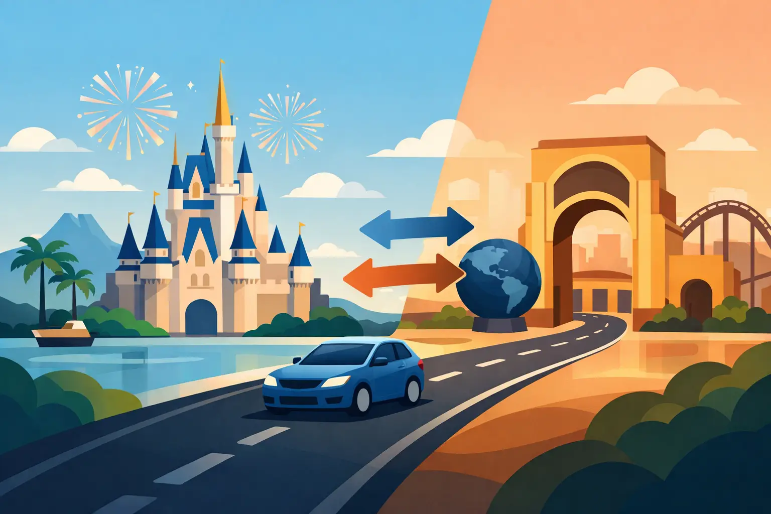How Long Does It Take to Get From Disney World to Universal Studios?