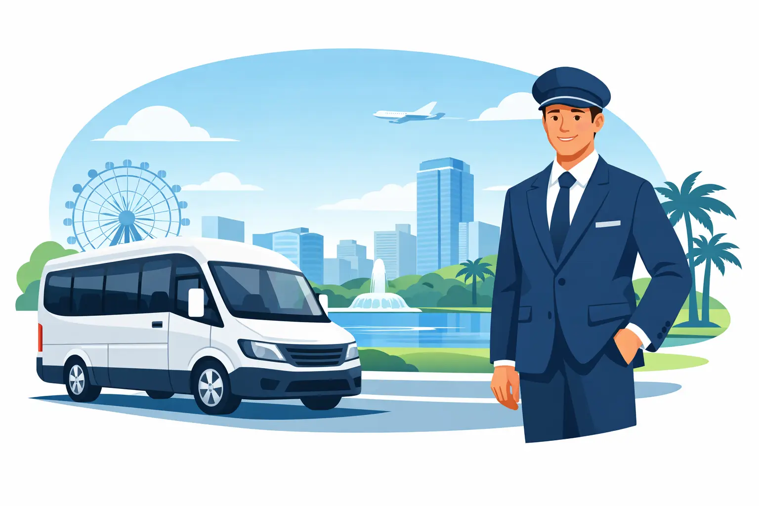 Orlando Minibus Rental With Driver Guide