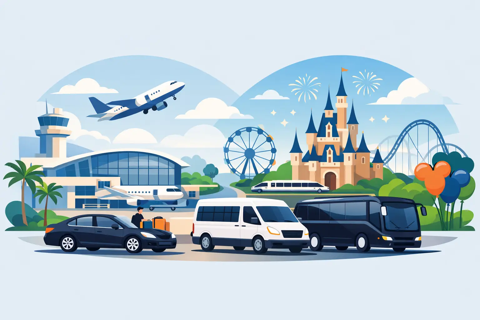 Sanford Airport to Disney Transportation Options