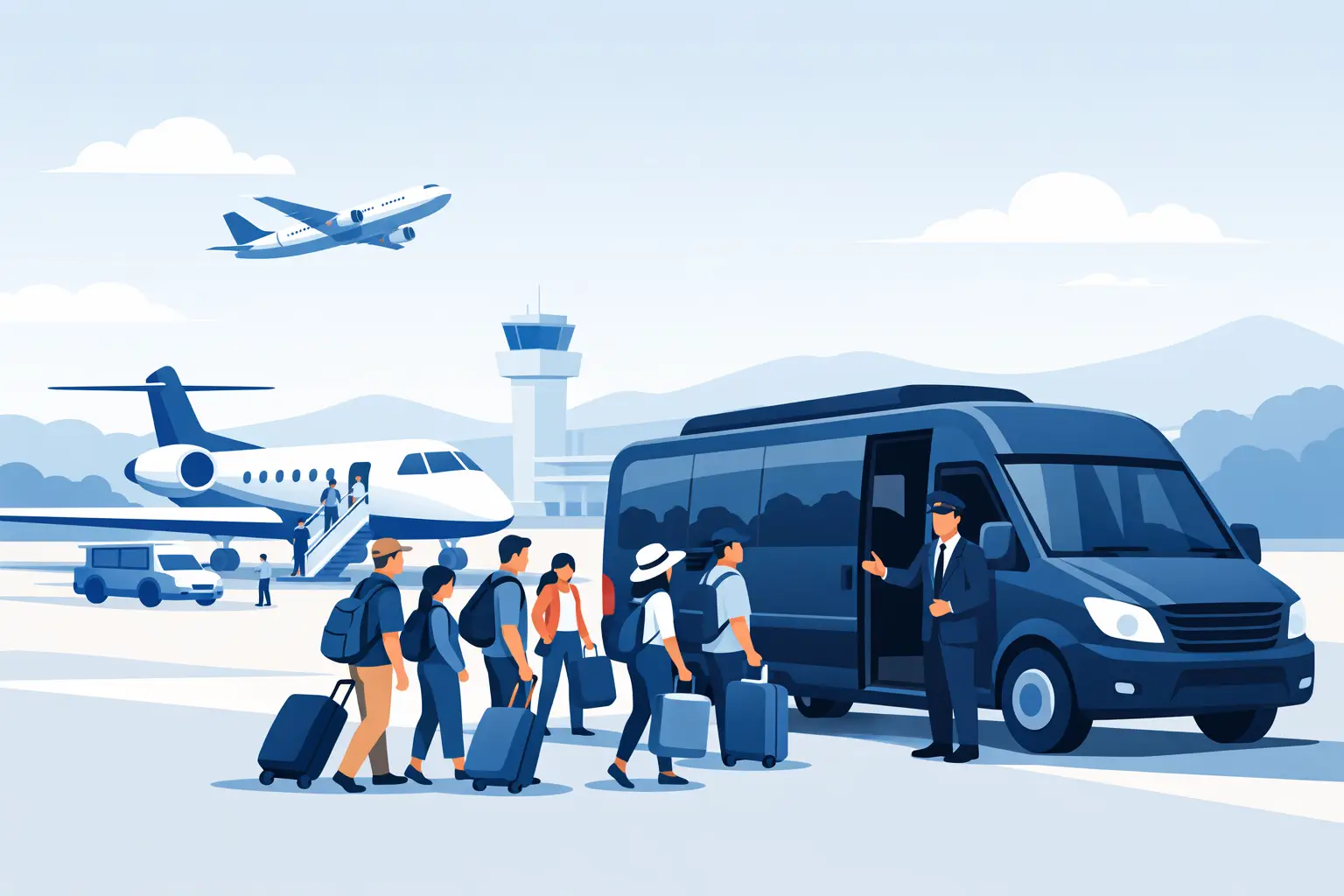 Private Airport Transfers for Large Groups