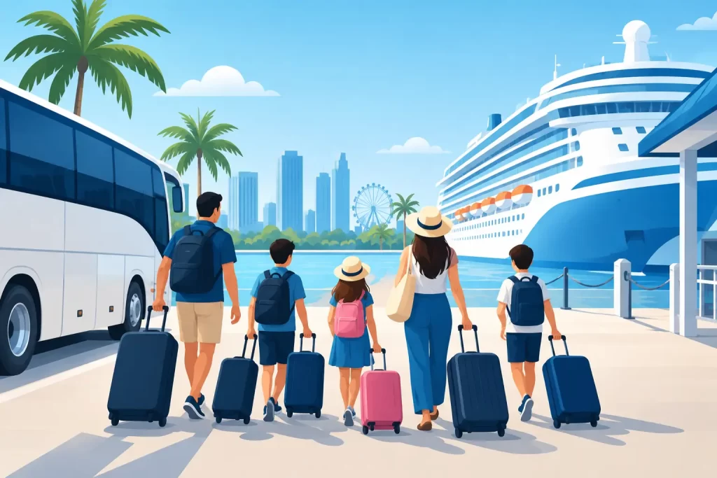 Multi Family Cruise Transport Example for Orlando